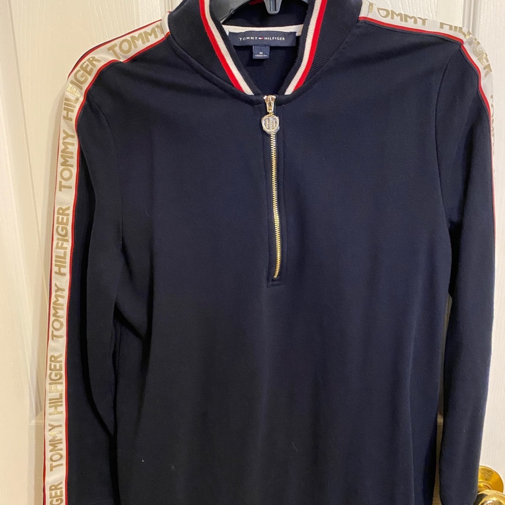 Tommy Hilfiger midi long sleeve dress